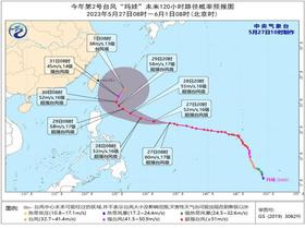 超强台风“玛娃”继续向西偏北方向移动 逐渐向台湾以东洋面靠近